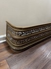 Vintage Antique Brass Fire Fender Fireplace Surround Design