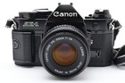  as Is read  Canon Ae-1 Program 35mm Film Camera W  New Fd 50mm F 1 8 Japan  285