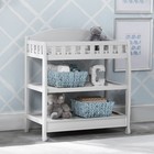 Delta Children Wilmington Changing Table With Pad  White