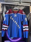 Rare Authentic Reebok Edge Colorado Avalanche  9 Duchene Blueberry Nhl Jersey 54