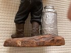Vintage David Kaplan Tevye The Milk Man Judaica Statue Chalkware 