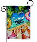 Summer Pool Vibes Garden Flag Summertime Fun Sun Decorative Yard House Banner