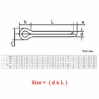 Cotter Pin Split Pins Assortment Hardware Tool M1 Bis M10 A2 304 Stainless Steel