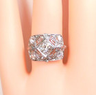 Antique 1920 s Art Deco Diamond Engagement Platinum Ring Size 6 Uk-l1 2 Egl Usa