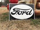 Antique Vintage Old Style Ford Sign