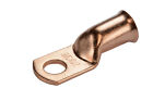 50 Lot 2 0 3 8  Hole Ring Terminal Lug Bare Copper Uninsulated Awg Gauge