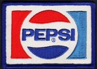 Vintage Uniform Patch Pepsi Soda Pop Bookend Logo Unused New Old Stock N-mint 