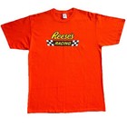 Vintage 90s Reese   s Cup Racing Hersheys Graphic Print Candy T-shirt Usa Xl