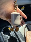 Lil Miss Jo Nwt Coach Coffee Shop Exclusive Bag Charm Keychain