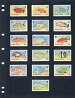  30 05 Scott Value - 1990 Anguilla Fish Definitives Caribbean Sea Cv Mnh Nh Umm