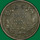 1858 Ll Large Letters Flying Eagle Cent Choice Almost Uncirculated Au   42625
