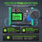 Ground Resistance Tester 2 3 4 Wire 0 03  -2000   Earth Ground Meter Ac dc Voltage