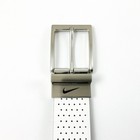Nike Golf Men s Perforated Reversible Belt Size  32  fits W30  White black 17247
