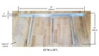 Sloped Heavy-duty Medium Window Well Cover  55  Width X 26  Length 