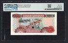 Ghana 2000 Cedis 5-12-1996 P33as  specimen N 003  Uncirculated Grade 64 Top Pop