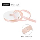 9 16  33 Yard Double Faced Solid Satin Ribbon Polyester Fabric Pale Pink