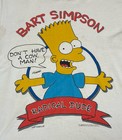 Vintage Bart Simpson 1989 Shirt Changes Tag Size Large Vtg White Authentic Rare