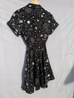 Eva Rose Women   s Retro Vintage Inspired Shirt Dress Celestial Lunar  Small Nwt