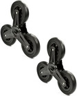 Pair Of  Stair Climbing Shopping Cart Wheels For Shopping Laundry Cart
