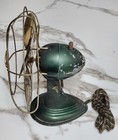 Vintage 1950 s Westinghouse Desk Top Fan Green And Gold