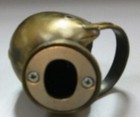 Vintage Football Helmet Bottle Opener Antique Brass Metal Finish Usa Made