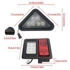 Front   Rear Led Light Kit Compatible For Bobcat T140 T180 T190 T200 T250 T300