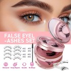 8 Pairs Magnetic False Eyelashes Eyelashes Reusable Magnet Eye Lashes Natural Us