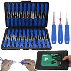 Terminal Removal Tool Kit - 41pcs Electrical Pin Removal Tools Automotive Blue