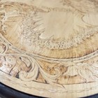 Flemish Art Style Gibson Girl Pyrography  Wood Burning 16 5  Signed 1996