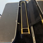 Yamaha Ysl-354 Yellow Brass Beginner Students Tenor Trombone With Hard Case