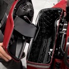 Hdbubalus 5   Stretched Saddlebag Liners Inserts Stretched  White Thread 