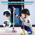 Kids Skateboard Skating Protection Gear Set Knee Pads Elbow Pads Helmet 7pcs