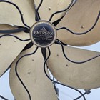 1920 s Emerson Type 29668 16  Oscillating Desk Fan Brass 6 Blade Antique 