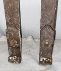 Pair Of Antique 4 Ft Long X 2 In Wide 1 4  Thick Iron Barn Door Strap Hinges