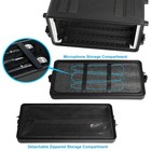 4u Rack Case Shallow 11  Depth  Rackmount Flight Case Shock Mount