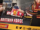 Nhra Top Fuel Driver Brittany Force Autographed Promo Card