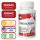 Diosmin Circulation And Vein Support 60 Capsules Bottle Pure Diosmin-hesperidin