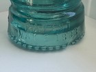 Antique Vintage Hemingray 12 Usa 1893 Aqua Blue Teal Glass Telephone Insulator