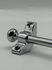 Set Of 13   Round Finial - Satin Chrome   Stair Carpet Rods 70cm     Stair Runner