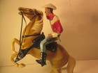 Vintage Hartland King Of Cowboys  Roy Rogers rearing Trigger Complete 800 series