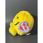 Vintage Puffkins Happy Stuffed Yellow Plush Toy