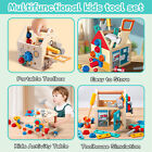 33pcs Toddler Tool Set Wooden Repair Tools Educational Pretend Play Construction