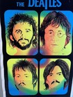 1981 Beatles Fuzzy Blacklight Poster 23x35 Funky Enterprise  953