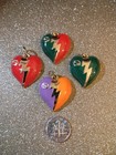 Lot Of 4 Designer Stamped Gucci Charms buttons 