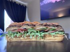 Vintage Realistic Faux Sub Sandwich Food Display