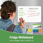 Magnetic Dry Erase Board  Large Fridge Whiteboard  Flexible Refrigerator Magn   
