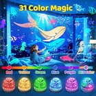 Ocean Baby Night Light Projector 15 Sounds 3 Films Sleep Sound Machine Kids 1-5