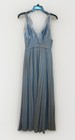 Azazie Dusty Blue Womens Sz A4 Dress Bridesmaid Prom Mother Of The Bride groom