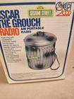  1976 Oscar The Grouch Vintage Garbage Can Radio New In Plastic In Box Rare