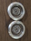 Sterling Starburst Pattern Coasters Set Of 2